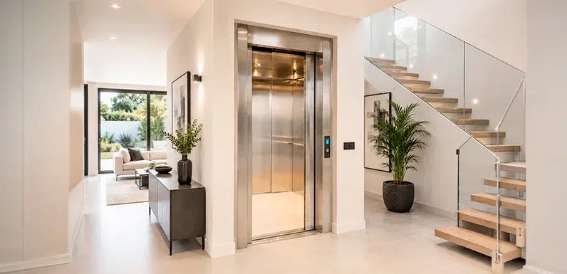 ascensor en vivienda unifamiliar