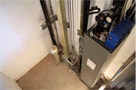 Central MRL-T instalada en el foso