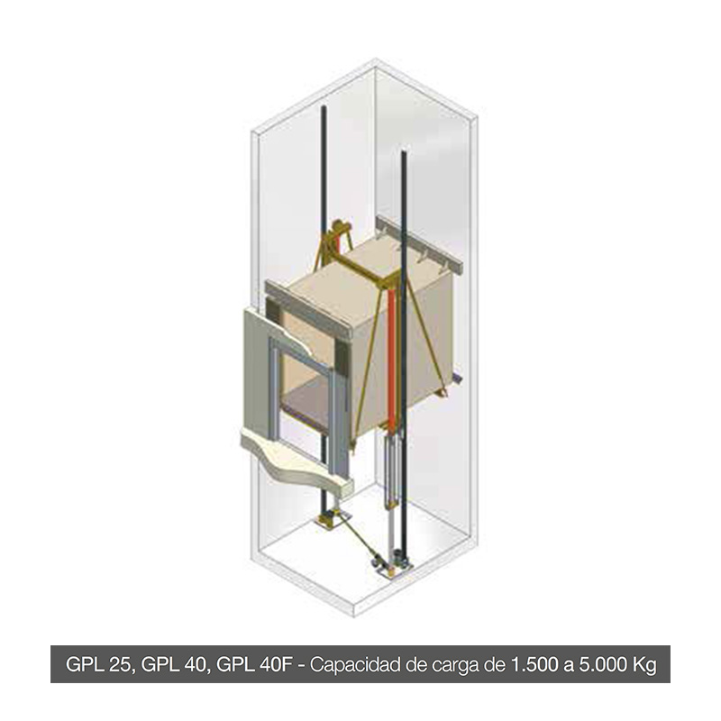 Ascensor montacargas GPL